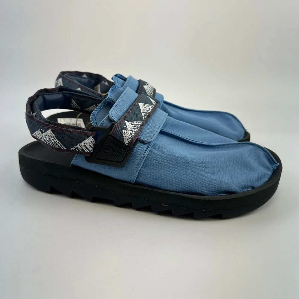 Reebok Beatnik Sandal Blue Gorpcore Canvas Outdoor Adjustable GX8141 Mens 13
